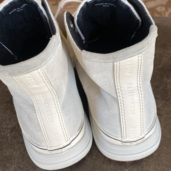 All Saints Suede Platform High Tops - Picture 5 of 7
